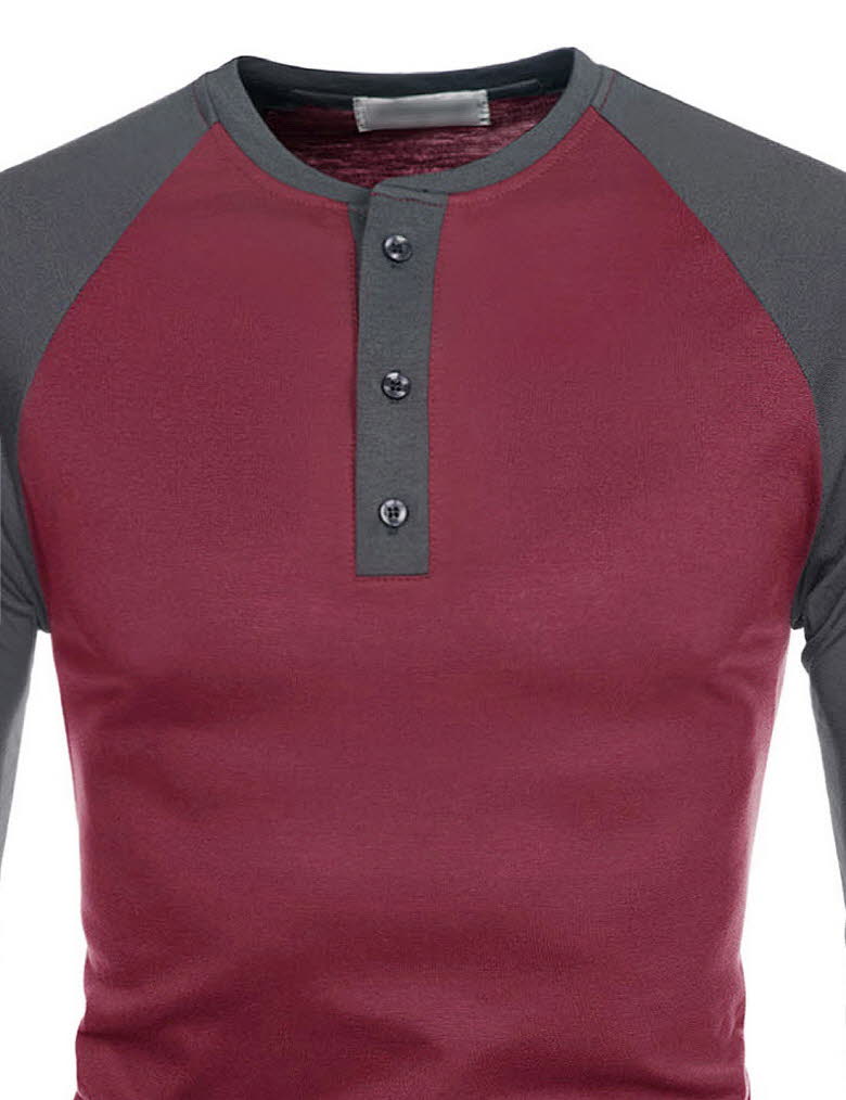 slim fit raglan t shirt